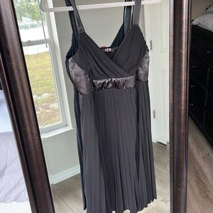 Pleated Little Black Dress XL